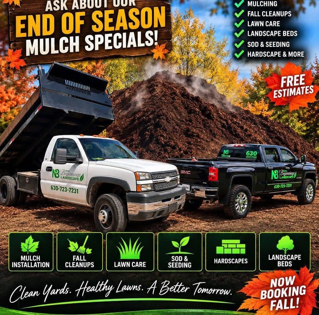 New Beginnings Landscaping services and equipment